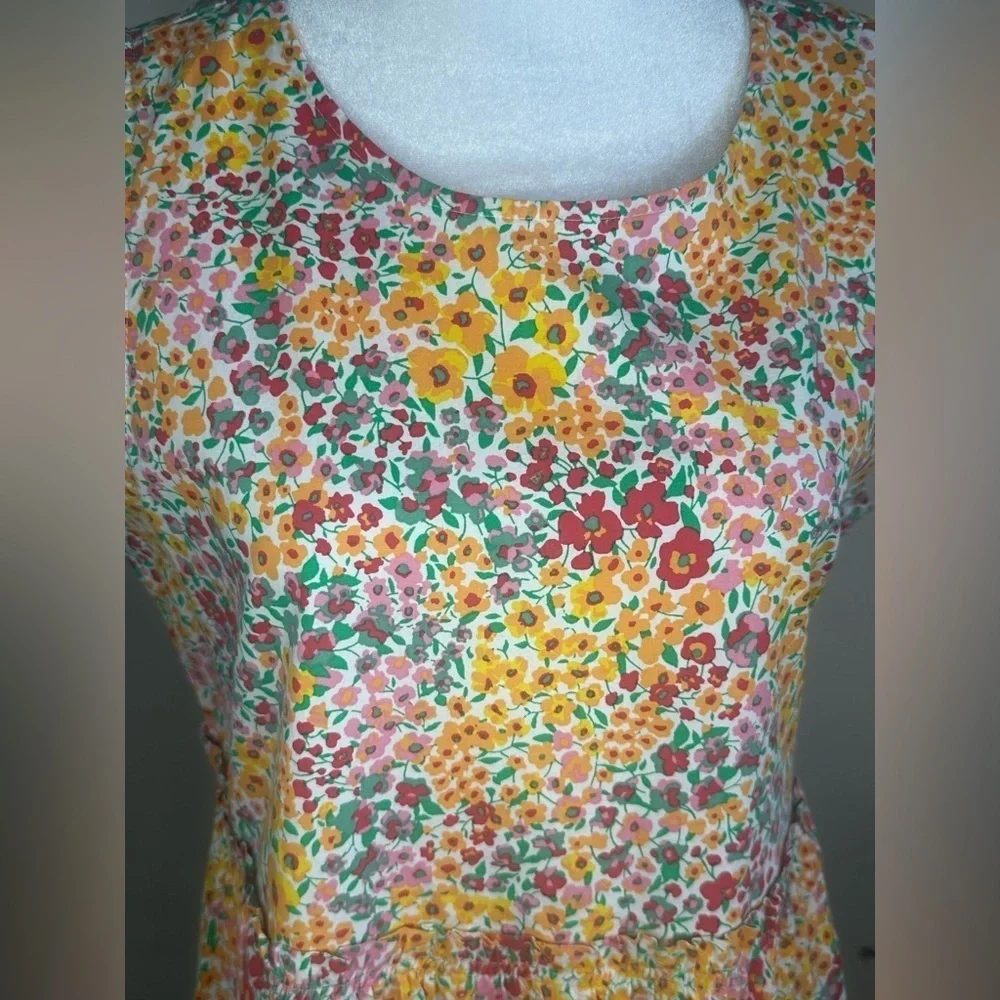J. Crew Multicolor Floral Dress